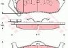 Комплект гальмівних колодок, дискове гальмо TRW GDB4137 (фото 1)