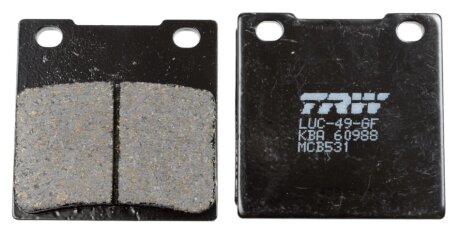 Колодки тормозные TRW MCB531
