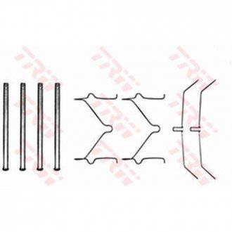 Монтажний компл.гальм.колодки TRW PFK208