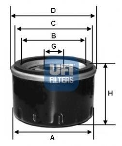 Фильтр масляный vw 1,9 UFI 2342500