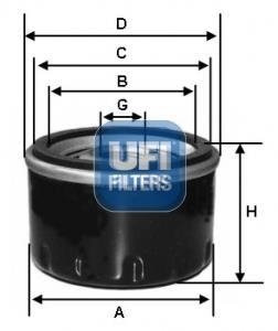 ФИЛЬТР МАСЛЯНЫЙ UFI 23.564.00