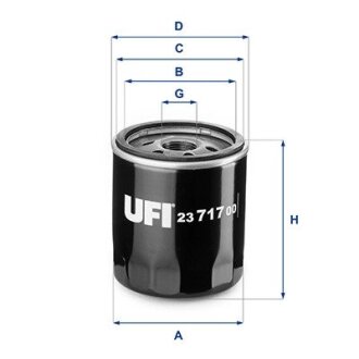 Масляный фильтр UFI 23.717.00