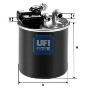 ФИЛЬТР ТОПЛИВНЫЙ UFI 24.151.00