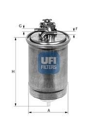 Паливний фільтр UFI 24.426.00