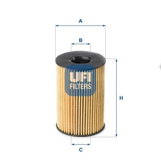 ФИЛЬТР МАСЛЯНЫЙ UFI 25.201.00