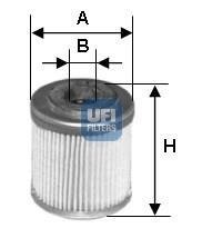 Фільтр оливний UFI 25.553.00