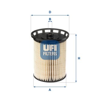 ФИЛЬТР ТОПЛИВНЫЙ UFI 26.129.00