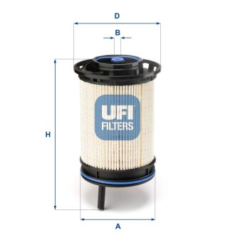 ФИЛЬТР ТОПЛИВНЫЙ UFI 26.130.00