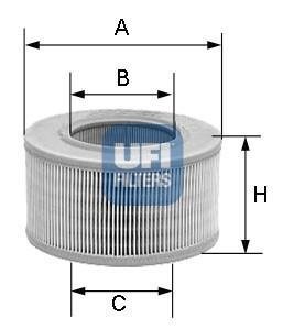 Повітряний фільтр UFI 30.038.01