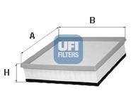 Фильтр воздушный UFI 30.465.00