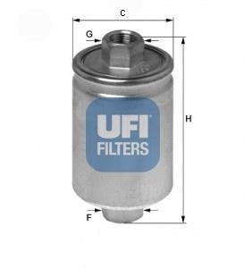 ФИЛЬТР ТОПЛИВНЫЙ UFI 31.741.00