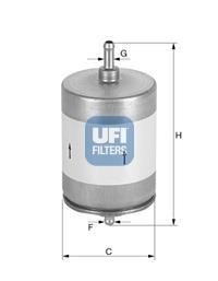 ФИЛЬТР ТОПЛИВНЫЙ UFI 31.817.00