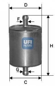 ФИЛЬТР ТОПЛИВНЫЙ UFI 31.836.00 (фото 1)