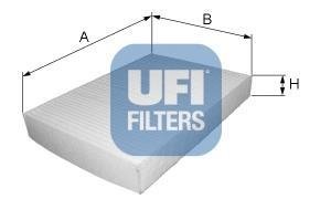 ФИЛЬТР САЛОНА UFI 53.002.00