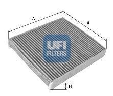 Фільтр салона вугільний UFI 54.135.00