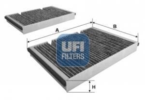 Фильтр салона угольный UFI 54.294.00