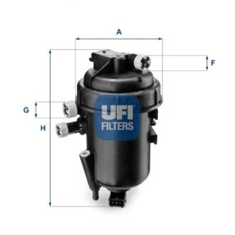 ФИЛЬТР ТОПЛИВНЫЙ UFI 55.112.00