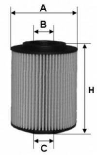 Фільтр оливи Uniflux filters XOE70