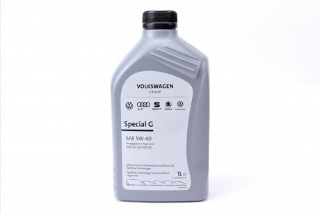 Олива моторна Special G SAE 5W40 (1 Liter) VAG GS55502M2