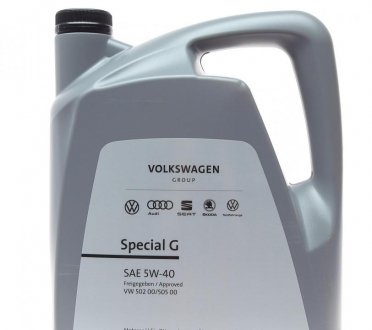 Олива моторна Special G 5W-40, 5л. 50200/50500 VAG GS55502M4