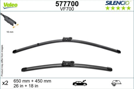Щітка склоочисника Valeo 577700