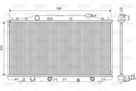 Радіатор Valeo 701551