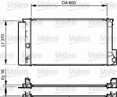 Радиатор Valeo 735250