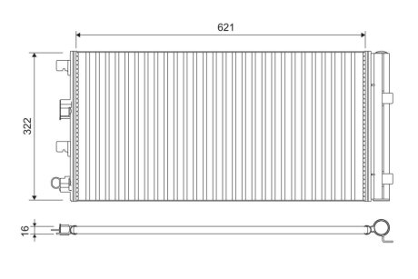 Радіатор кондиціонера Valeo 814178