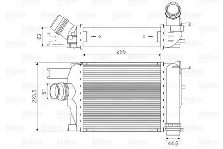 Iнтеркулер RENAULT DOKKER, LODGY (12-) Valeo 818609