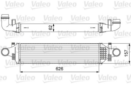 Радиатор наддува Valeo 818624