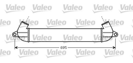 Впускний охолоджувач повітря Valeo 818712