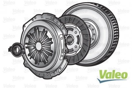 Зчеплення+маховик CITROEN C2,C3,C4,C5 1.6HDI 04- Valeo 835071