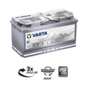 Аккумулятор гелевый 95ач AGM VARTA 595901085