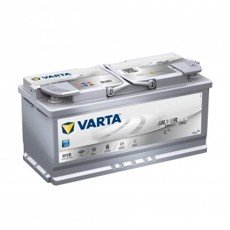 Аккумулятор 105Ah-12v Start-Stop Plus AGM (394х175х190), R, EN 950 VARTA 605 901 095