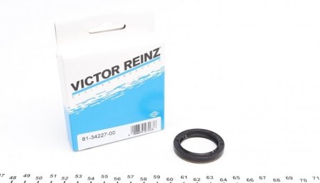 Сальник к/вала перед. Audi A2 Seat Altea, Cordoba, Ibiza, Leon, Toledo II, III Skoda Fabia, Octavia, Roomster VW Golf IV, V, VI, Polo 1.4/1.6 08.97- VICTOR REINZ 81-34227-00 (фото 1)