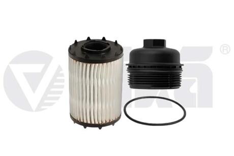 Фільтр масляний з кришкою Audi A4, A5, A6, A7, A8/VW Touran (16-23) Vika 11151796101