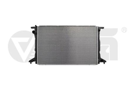 Радіатор охолодження двигуна Audi A4, A5, A6, A7, A8, Q5 (15-) паяний Vika 11211859201