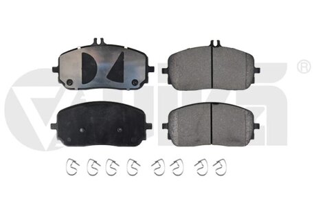 Колодки гальмівні передні MB A- B- G- Class, CLA, EQA, EQB, GLA, GLB, GLE (18-) Vika 61101101