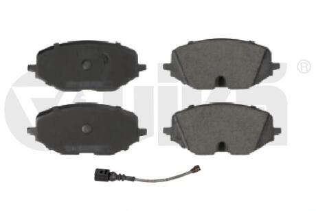 Колодки гальмівні передні з датчиком Audi A3/Seat Leon/Skoda Octavia/VW Golf VIII, Caddy (19-) Vika 66981704001