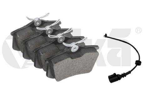 Колодки гальмівні задні Audi A1, A2, A3, A6, TT/Skoda Octavia, Fabia/VW Polo, Golf/Seat Ibiza, Cordoba, Leon (94-17) Vika 66981704901