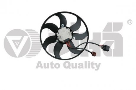 Вентилятор радиатора 300W Skoda Octavia (04-13), Superb (08-13,14-)/VW Caddy (04-08), Golf (04-07), Passat (06-07) Vika 99590360401 (фото 1)