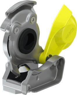 Головка связующая прицеп желтая M22x1.5 Wabco 4522000120
