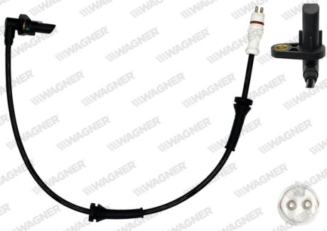 Датчик ABS зад. LOGAN 04- Пр. (435 мм) WAGNER ABS00075