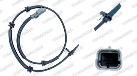 Датчик ABS перед. JUMPY III/EXPERT 16- WAGNER ABS00169