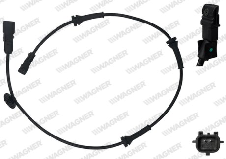 Датчик ABS Renault MEGANE II,SCENIC II,GRAND SCENIC II, 02- перед Л/Пр WAGNER ABS00207