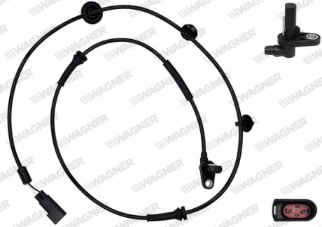 Датчик ABS перед. Transit V347 06- WAGNER ABS00271