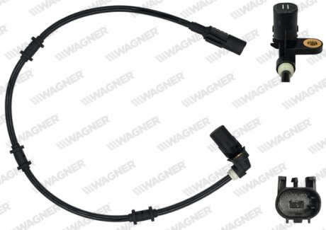 Датчик ABS задн. W163 98-05 WAGNER ABS00896