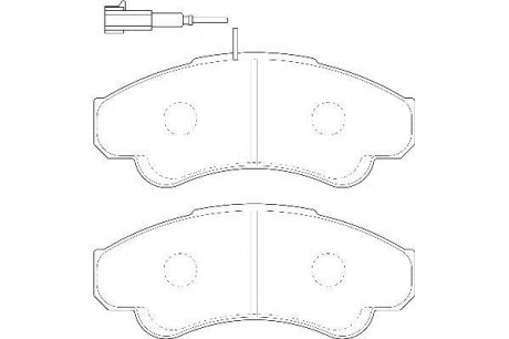 Колодки гальмівні WAGNER WBP23919A