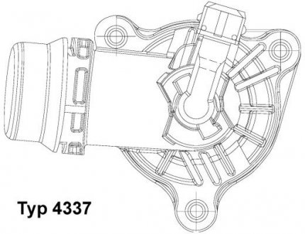 Термостат BMW (вір-во) WAHLER 4337.105D