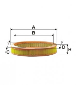 Фильтр воздушный WIX FILTERS WA6005